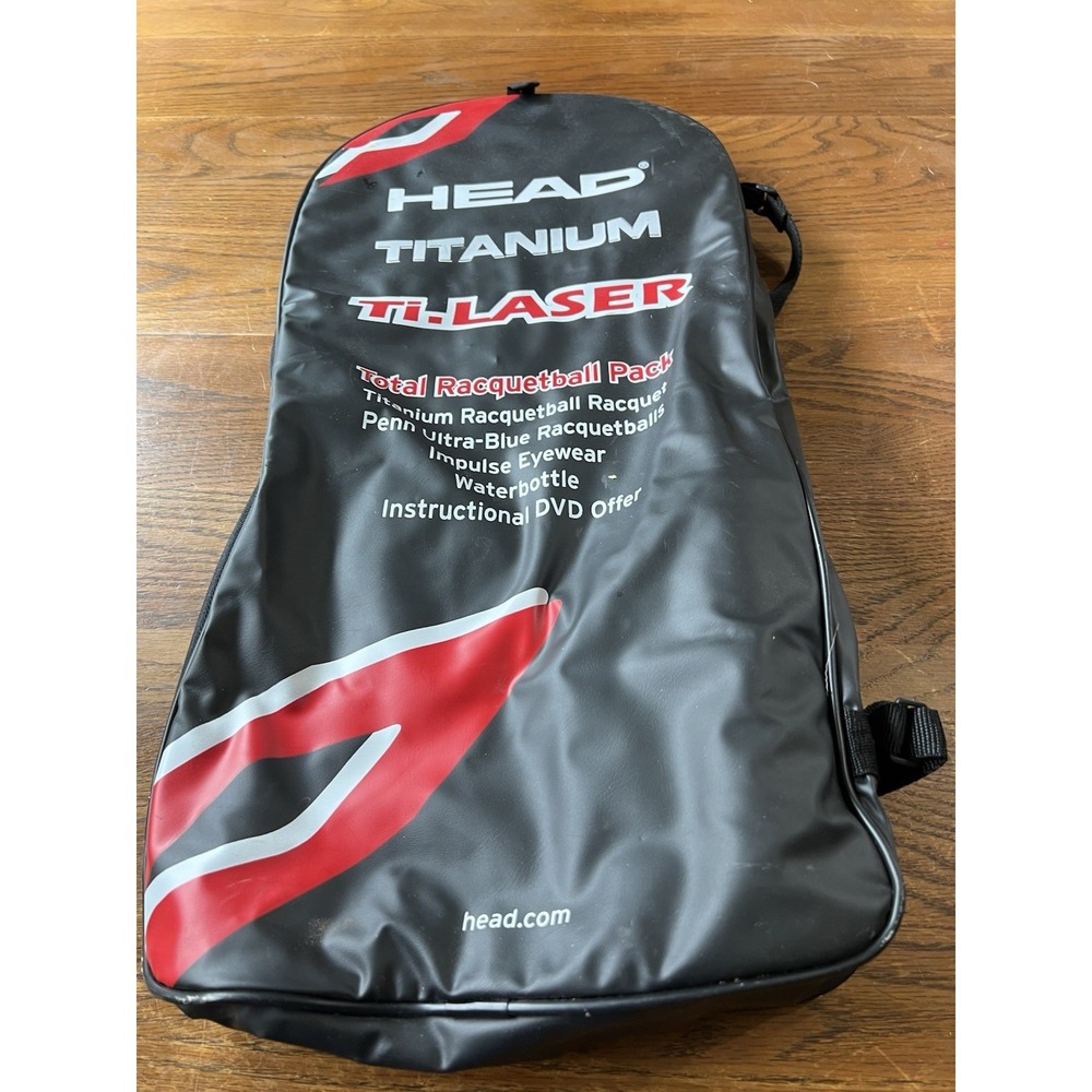 Head Titanium Technology Ti-Laser Racquetball Pack Racket 3 5/8 - Picture 4 of 8
